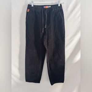 Empyre Black Corduroy Pants XS Drawstring Skate
